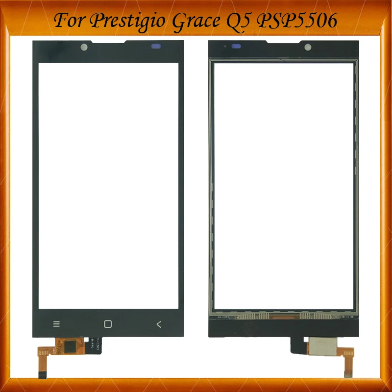 

100% Working Well Touch screen Sensor For Prestigio Grace Q5 PSP5506 DUO PSP5506 PSP 5506 DUO Touch Screen Digitizer Panel Glass