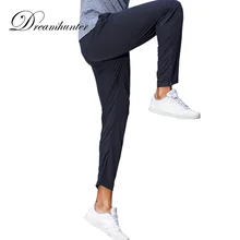 Мужские спортивные штаны для фитнеса, Длинные повседневные летние длинные спортивные штаны, быстросохнущие тренировочные брюки для бега, Мужская одежда для бодибилдинга