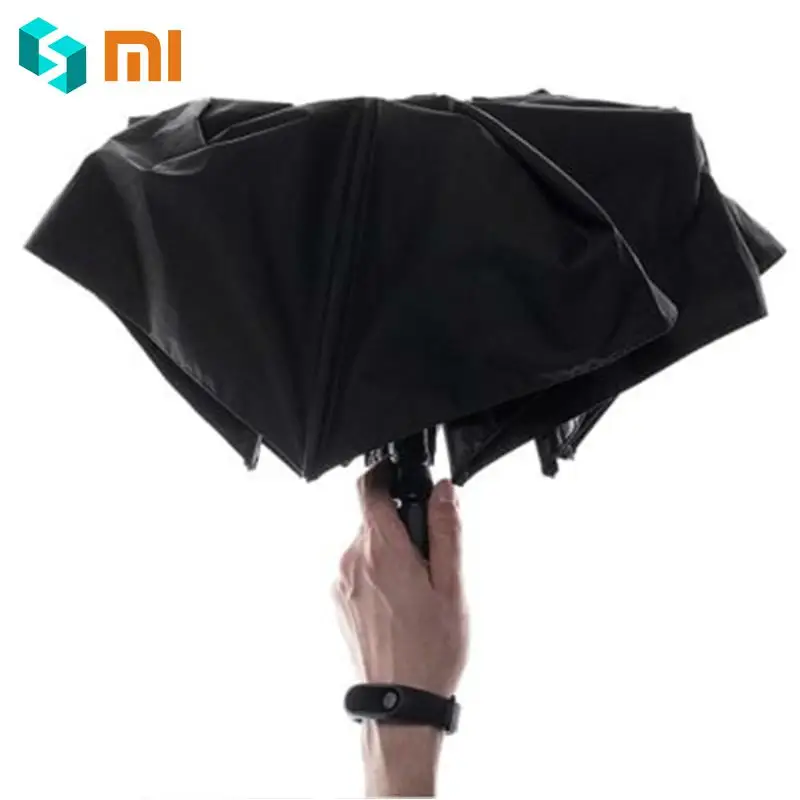 Оригинальный Xiaomi Mijia автоматический Солнечный дождливый алюминиевый Um brella