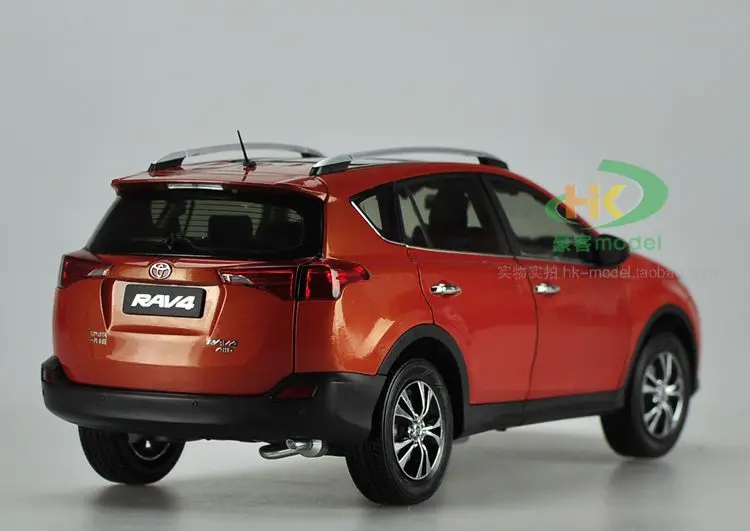 Новинка 1/18 Toyota RAV4 SUV литая под давлением модель игрушечного автомобиля коллекция для взрослых подарки на день рождения