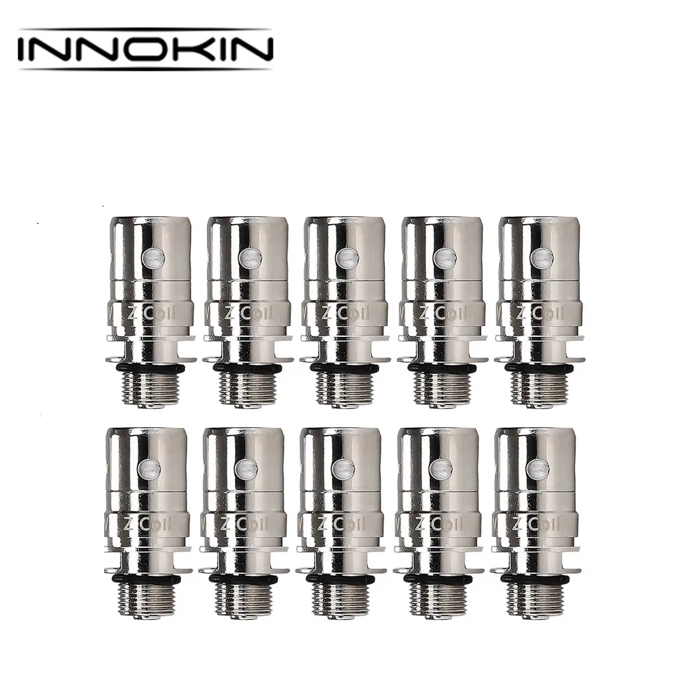 

Original 10pcs Innokin Zenith Replacement Coil Cooler 1.6ohm/Warmer 0.8ohm Core for Innokin Zentih MTL Tank E-cig Vape Coil Head