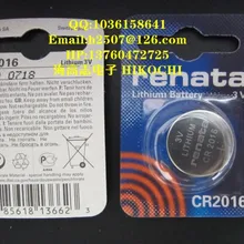 RE NATA CR2016 3 V батарея LI-MN батарея таблеточного типа одиночно packgaged