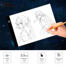 Digital board 13.15x9.13inch A4 LED Art Stencil Drawing Light Box Tracing Pads Digital Drawing Tablet digital art