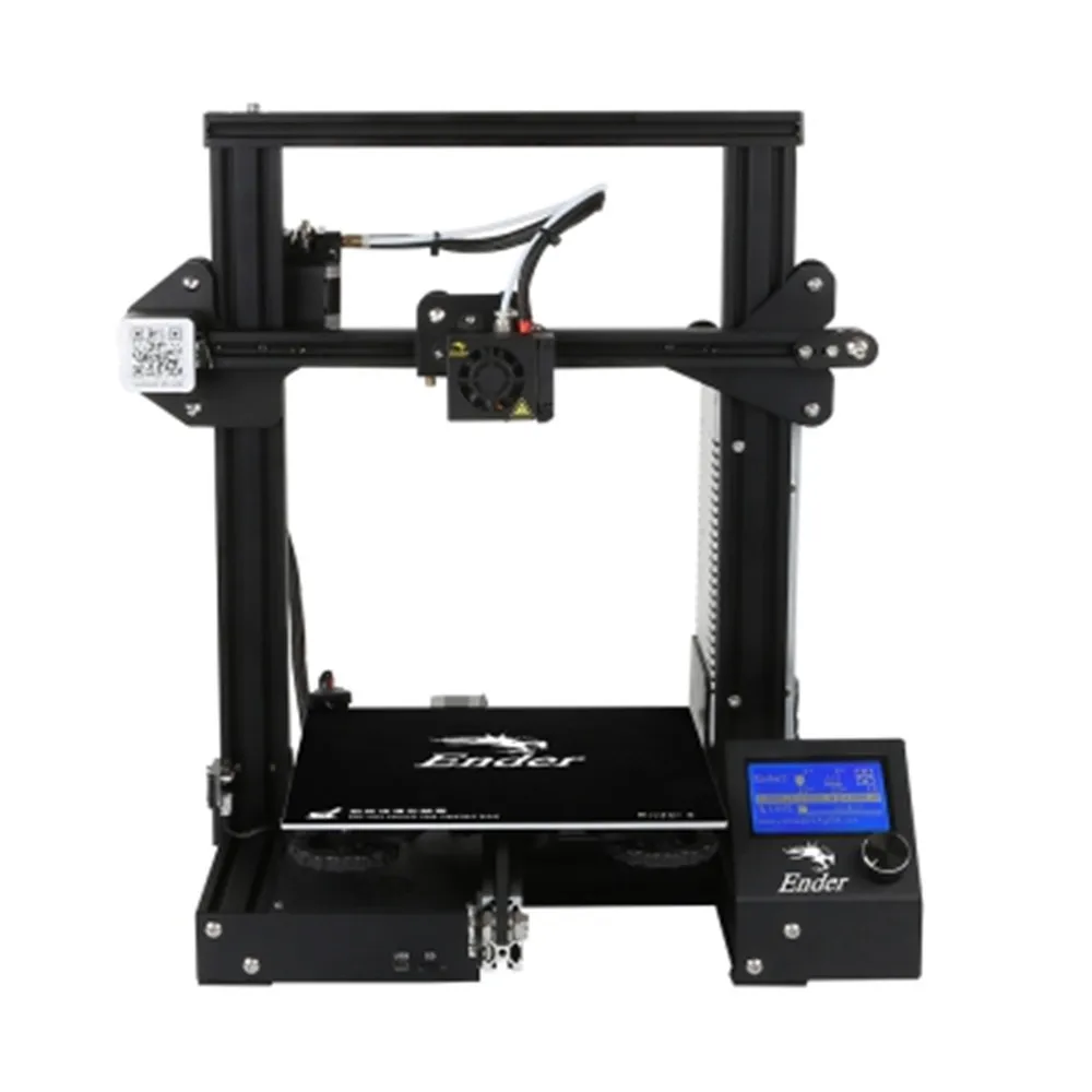 Оригинальный Creality 3D ender3 vslot Prusa I3 DIY 3d Принтер Комплект ender 3 220x220x250 мм MK10 экструдер 1