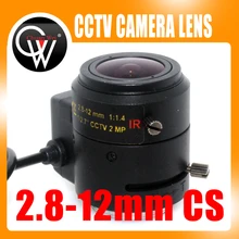 2MP HD 2.8-12mm cctv lens CS Mount Manual Auto Focal IR 1/2.7″ 1:1.4 for Security CCTV Camera IP Camera