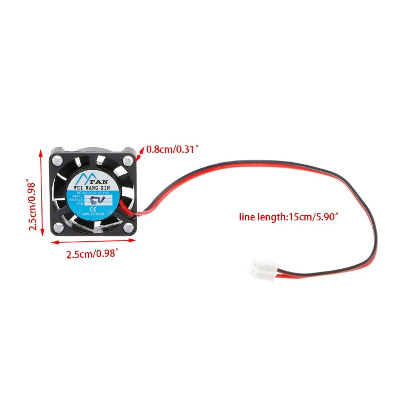ANENG-귯ø Ĩ 濭 ̴ ð , 25*25*7mm DC 5V 12V 2   2507