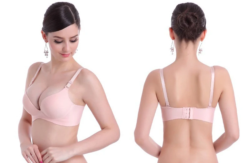 Jerrinut Intimates Sexy Seamless Underwear Bras For Women Super Push Up Lingerie Seamless Wire Free Women's Bras Underwear 24