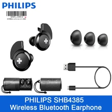 Оригинальная беспроводная гарнитура Philips SHB4385, превосходное качество звука, с Bluetooth 4,1, с микрофоном, поддерживает официальный текст