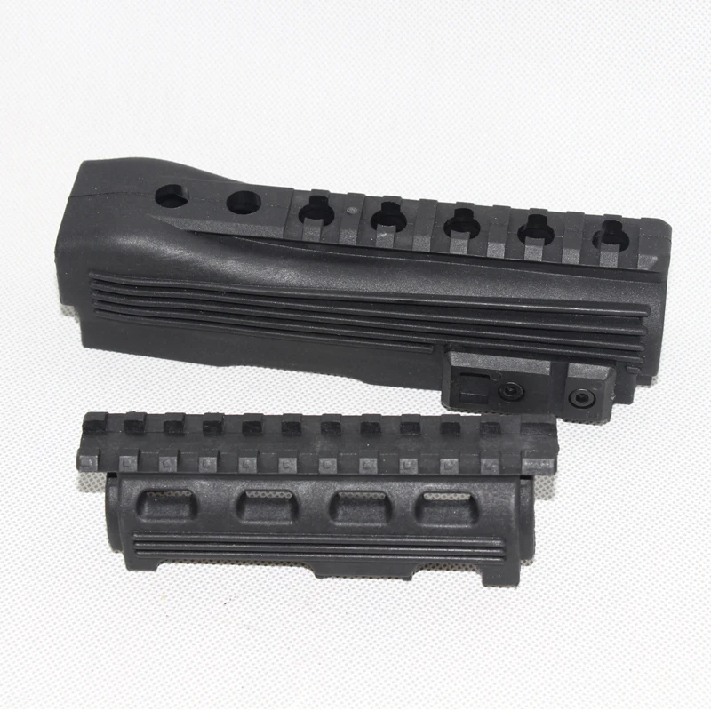 

AK-47 Strikeforce Polymer Handguards ( Upper and lower ) with Picatinny Rails & inserts Black