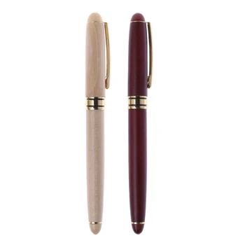 

Exquisite Wood Gel Pen Rollerball Pens Student Writing Stationary Business Gift
