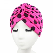 1 шт. модная летняя женская шляпа с принтом химиотерапия шляпа шапочка мусульманский шарф Эластичный Тюрбан головной убор аксессуары для волос AE