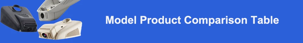 Model product comparison table 