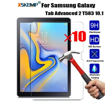

XSKEMP 10Pcs/Lot Wholesale Tempered Glass For Samsung Galaxy Tab Advanced 2 T583 Anti-shatter Explosion-Proof Screen Protector