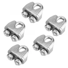 100pcs M2 304 Stainless Steel Wire Clips 1.5-2mm Cable Wire Rope Clamps Clips U Shape Bolt Cable Clamps Caliper For Lifting Work 100pcs M2 304 Stainless Steel Wire Clips 1.5-2mm Cable Wire Rope Clamps Clips U Shape Bolt Cable Clamps Caliper For Lifting Work