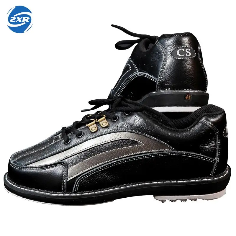 Men's Changable Sole Bowling Shoes With Skidproof Sole Sneakers Breathable Men Right Hand And Left Hand Both Of Them Can Wear It