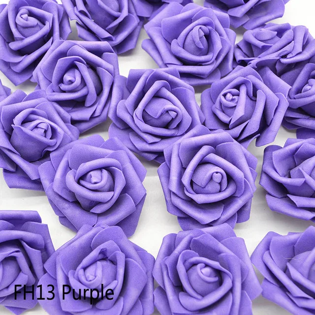 10/20pcs 6cm PE Foam Rose Flowers Artificial Flowers For Home Wedding Deco Bride Bouquet Scrapbooking DIY Birthday Gift Supplies FH13