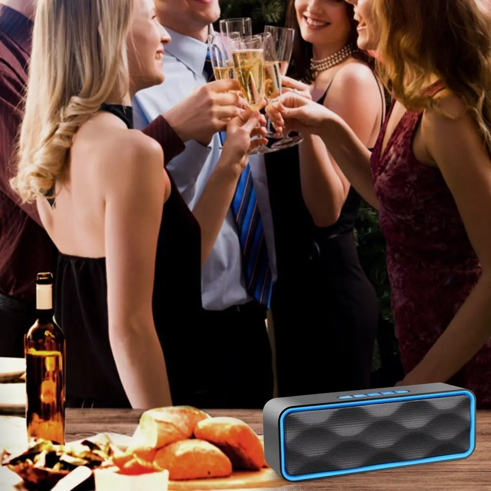 VeFly speakers bluetooth speaker wireless 4.2 system stereo sound line in loudspeaker portable speaker bluetooth bass            (7)