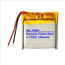 10 шт./лот TTVXO 120 мАч для галька стальной батареи Smartwatch P140116 галька стальной батареи