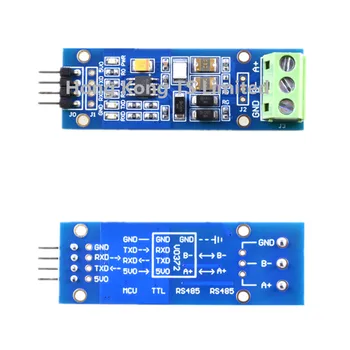 

SN74HC04D + SP485 TTL to RS485 module MAX13487 pins and socket 485 to TTL level mutual rotation hardware automatic flow control