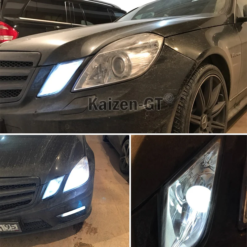 2 шт. ксеноновый светодиодный светильник для парковки в сборе Mercedes W212 E Class E350 E550 E63