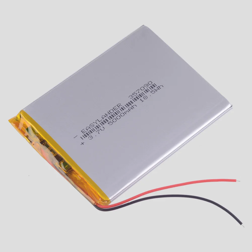 357090 3.7V 5000mAh polymer lithium ion battery Replacement Tablet for