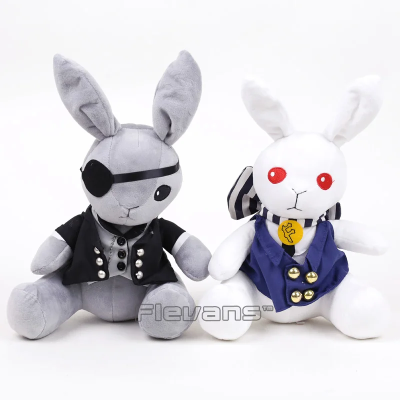 

Anime Black Butler Ciel Phantomhive Plush Toy Kawaii Rabbit Bunny Soft Stuffed Animal Doll 12inch 30cm