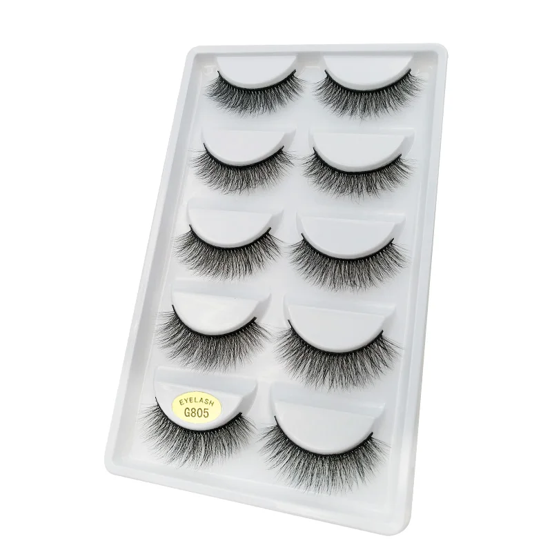 50 pairs Eyelashes Wholesale Mink Eyelashes Natural Long False Lashes Makeup 3D Mink Lashes Full Fake Eyelash Extensions