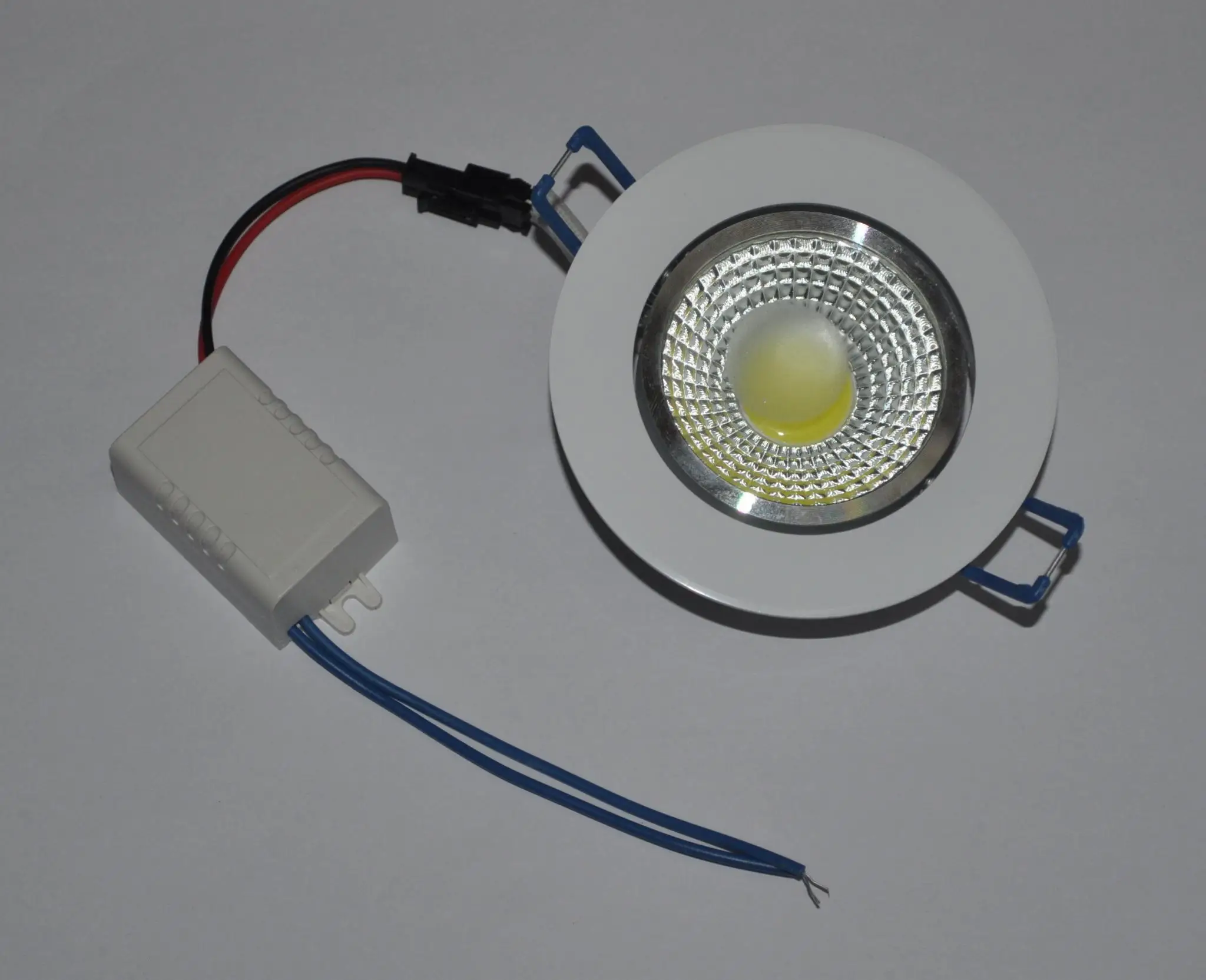 1 шт. новейший 9 Вт светодиодный чип COB светодиодный встраиваемый потолочный светильник Точечный светильник белый светильник/Теплый epistar led лампа