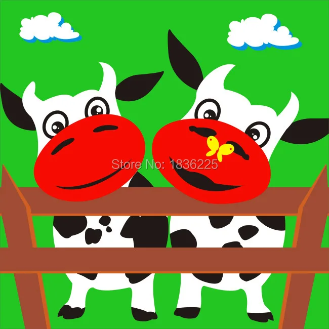 painted modern art painting cartoon bedroom decorating funny animals oil painting home decoration kids room bedroom set design - Animal Painting For Kids painted modern art painting cartoon bedroom decorating funny animals oil painting home decoration kids room bedroom set design - Animal Painting For Kids