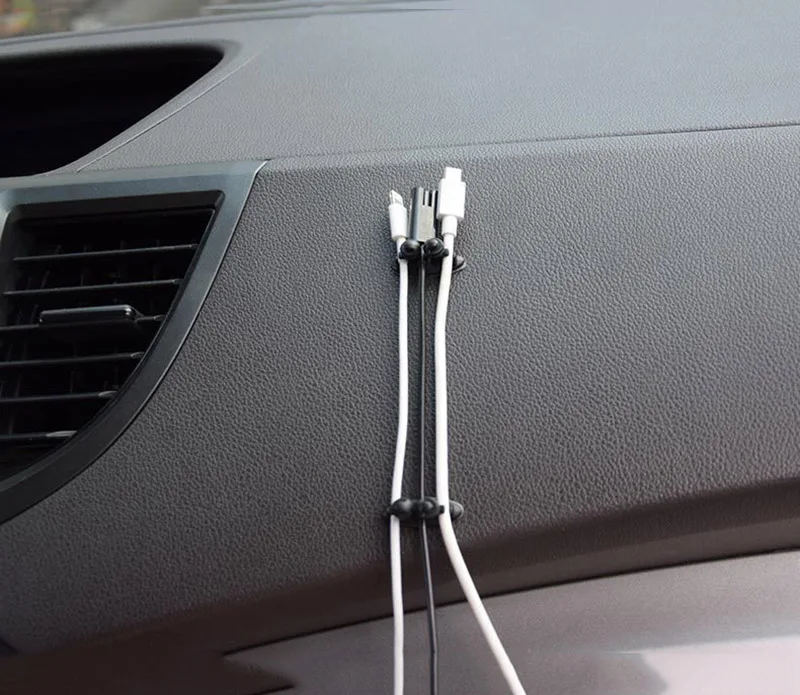 Наклейки автомобиль USB кабель провод клипы органайзеры для Mercedes Benz GLA GLK X204 GL X164 ML W166 W251 автомобиля аксессуары