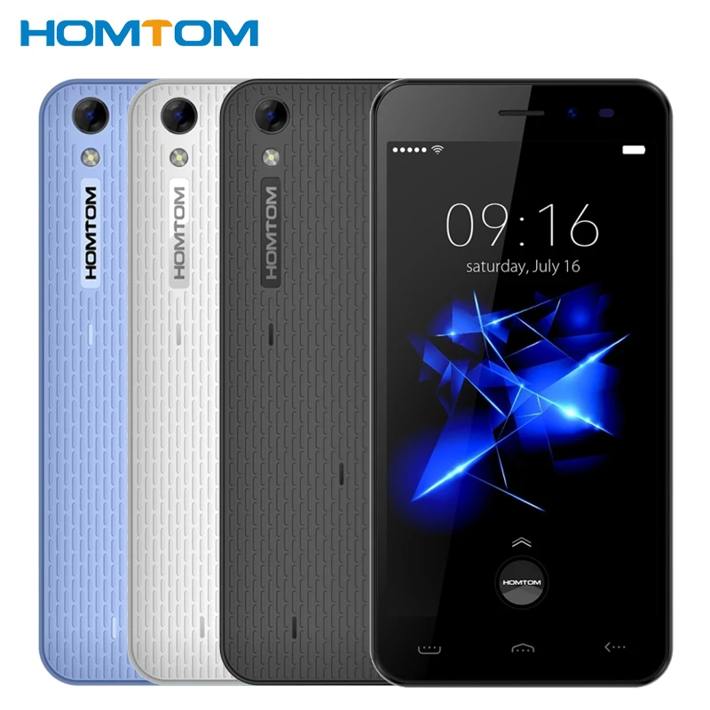 Original Homtom HT16 Pro Cell Phone 2G RAM 16G ROM MTK6737 Quad Core 5 0 Inch