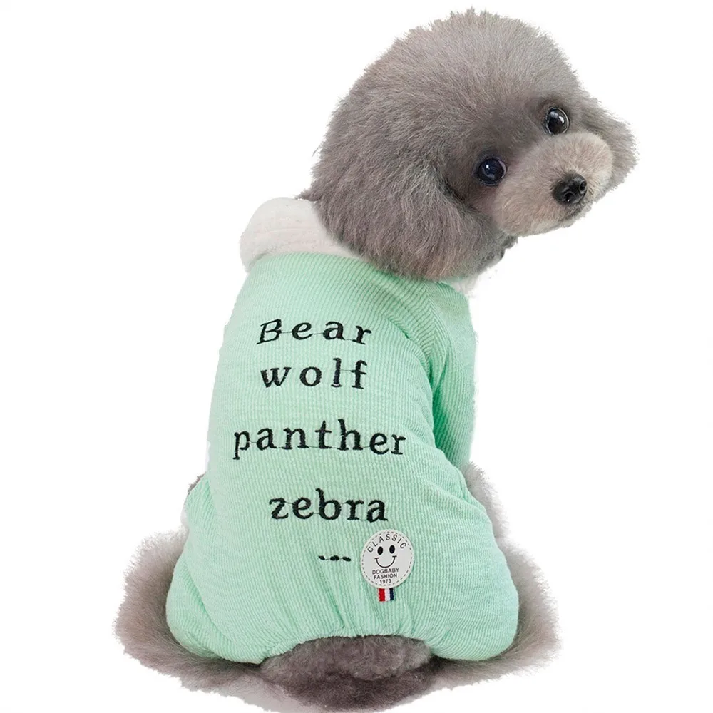 Зимняя Теплая Одежда для собак для маленьких собак, утолщенный щенок, домашнее животное, кот, пальто, куртка для чихуахуа, одежда для йоркширского терьера, ropa para perro 27S2 - Color: Green