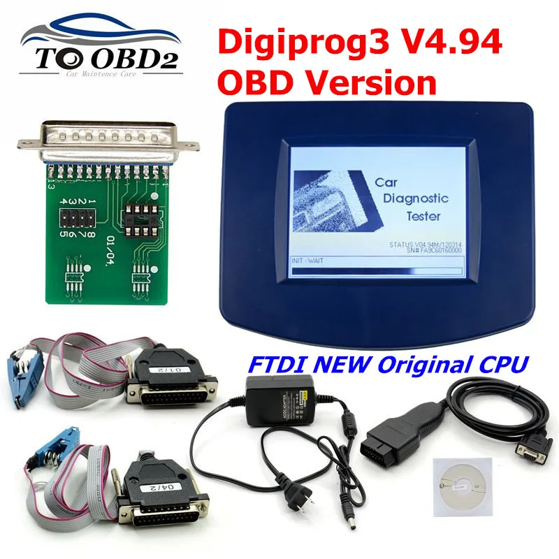 Digiprog 3 DIGIPROG III OBD версия V4.94 одометр коррекция Digiprog-3 ST01 ST04 кабель Регулировка пробега сброс Digiprog3