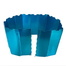 Открытый Кемпинг ветрозащитные щитки алюминий 128 см* 24 см высокая тепловая эффективность ветрозащитные щитки Открытый Туризм Рыбалка огонь Euipment