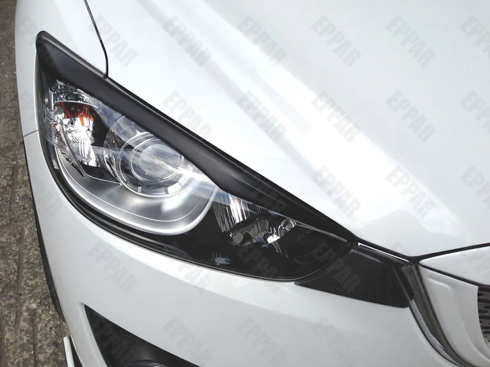 Неокрашенные Стекловолоконные передние веки для бровей Mazda CX-5 2013-2017 | Автомобили