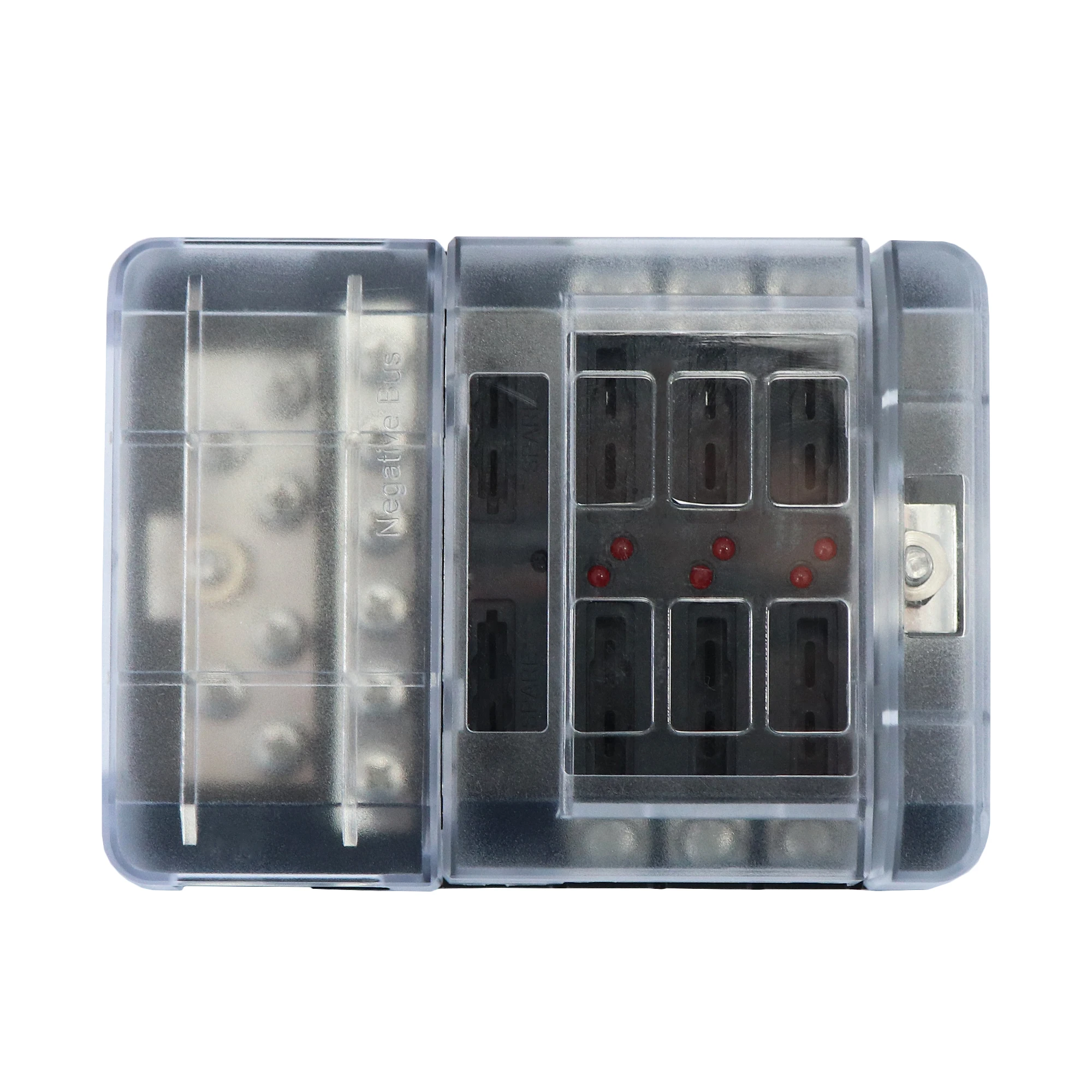 F3618 DC Fuse Box With Lamp 12 Bit Negative Common Box Modular Design Blade Fuse Block LED indicator For Car RV Boat-in Fuses from Automobiles & Motorcycles ...