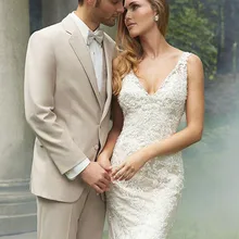 Свадебные Мужские костюмы для жениха с отворотом, две пуговицы, классические Terno Masculino, модные смокинги(пальто+ брюки+ жилет+ галстук