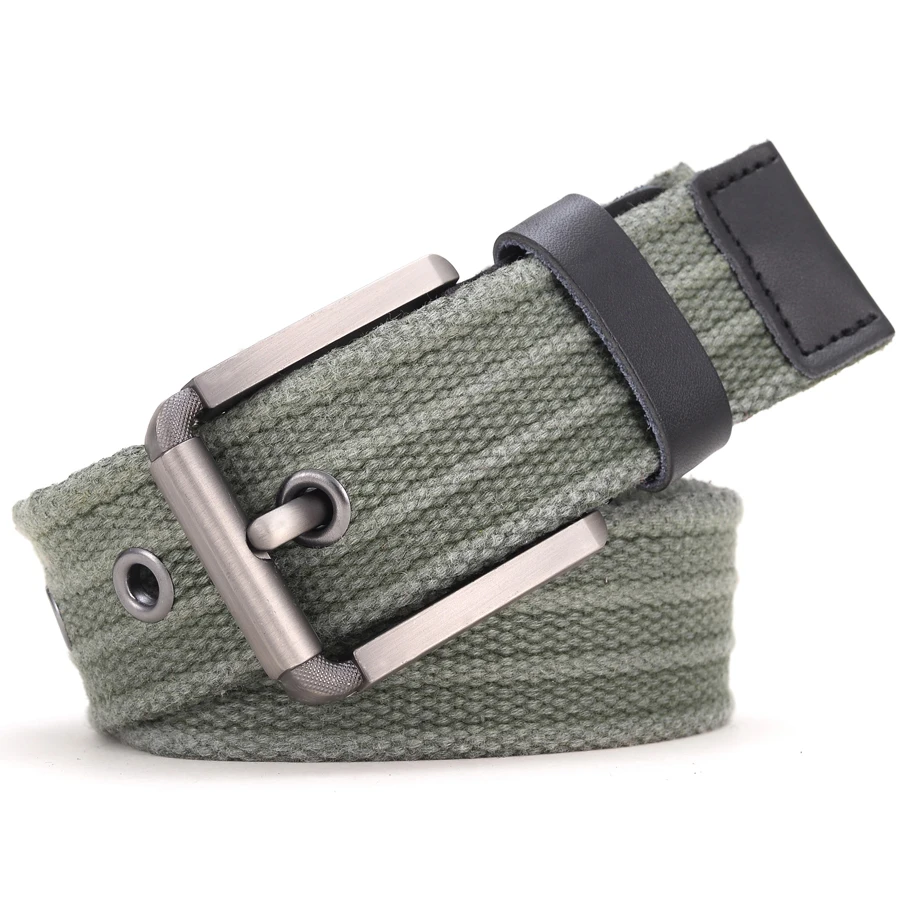 Buy Fashion Canvas Belts For Men Woven Belt Outdoor