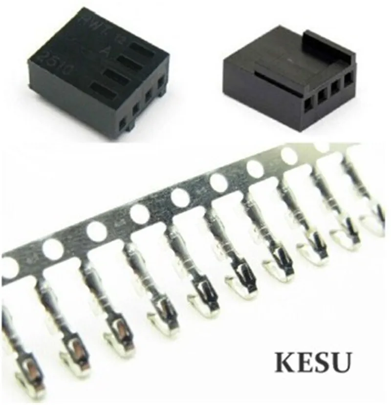 

High quality 4 Pin 4pin PWM Fan Male connector with Female terminal Pins - Black