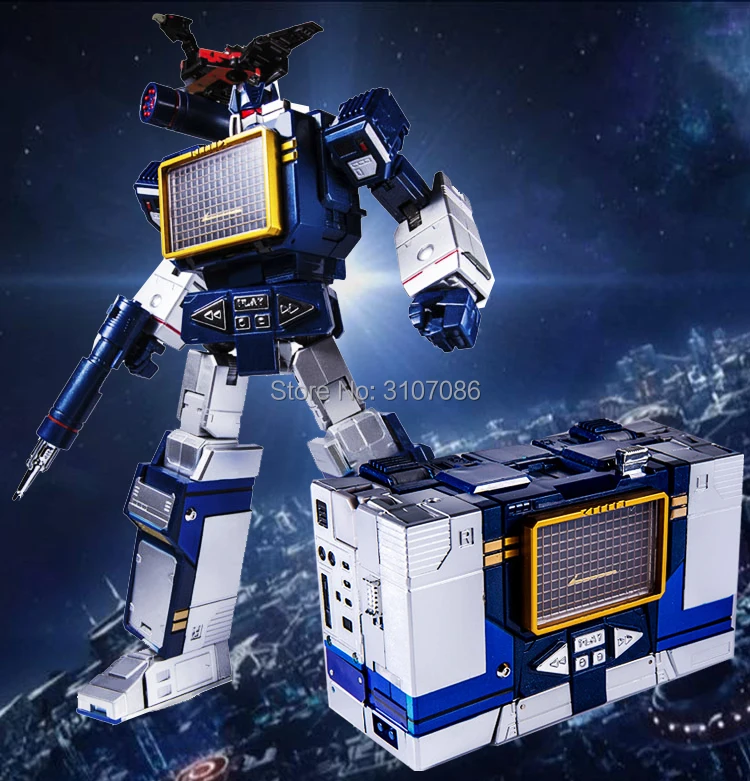 G1 трансформация THF THF-01J Soundwave THF01J THF01-JOne лента walkman MasterPiece MP13 негабаритных фигурки из сплава металла робот игрушка