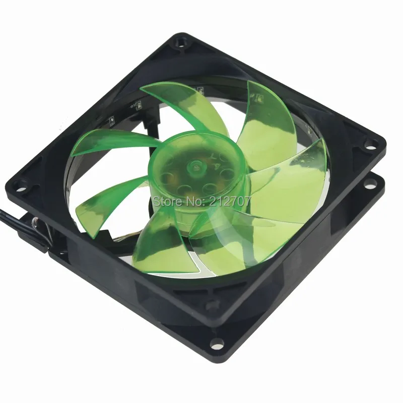 92mm led fan green 11