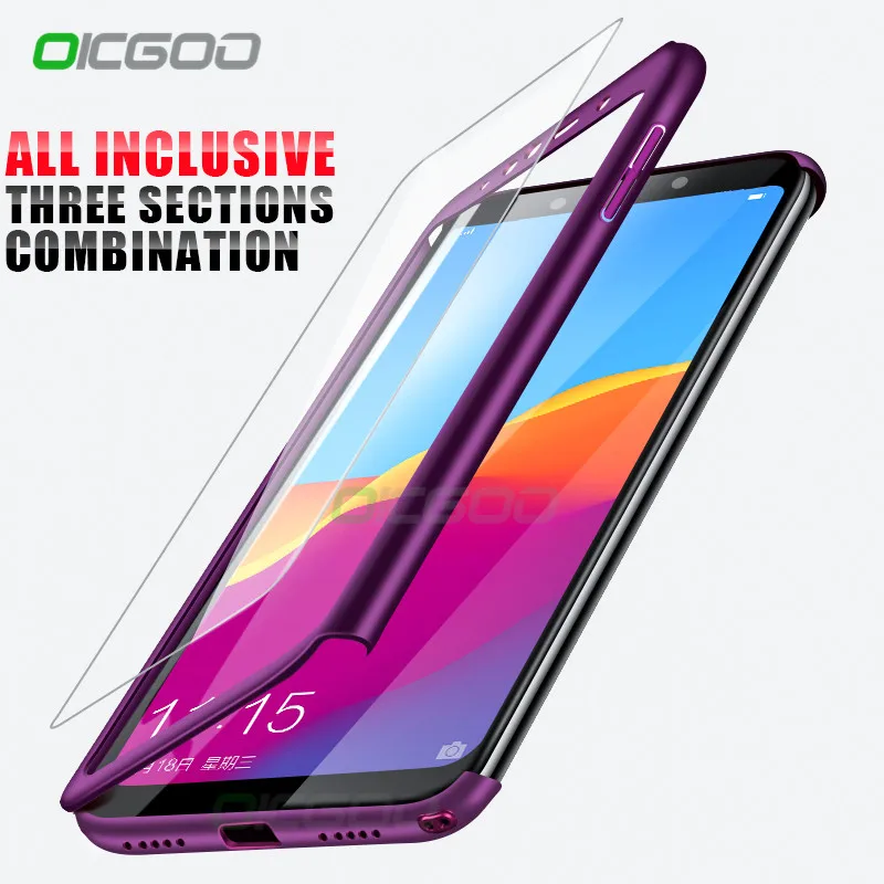 

OICGOO 360 Full Cover Cases For Huawei Nova 3 3i 3e Nova 2 2s 4 Phone Coque Cases For Huawei Honor 9 8 Lite 8X V9 Play V10 Cases