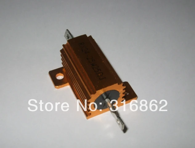 LED Load Resistor RX24 25W 20R 20OHM 10PCS/LOT Watt Power Metal Shell Case Wirewound Free Shipping | Освещение