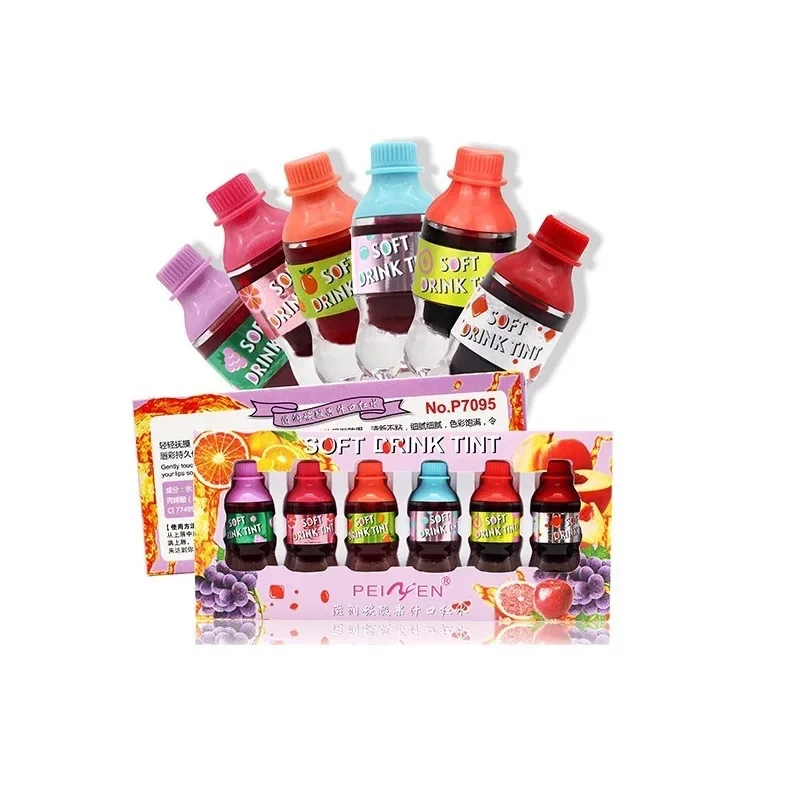 

Explosion Moisturizing Lip Makeup Natural Juice 6 Color Lipstick Matte Velvet Long-lasting Liquid Lip Gloss Set Cosmetics