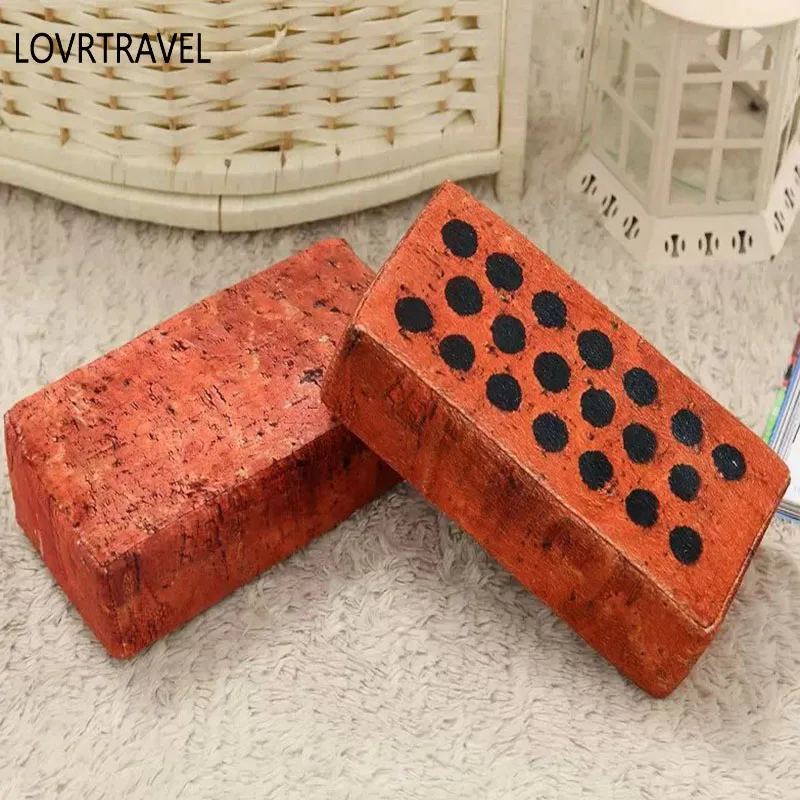 

LOVRTRAVEL Creative Funny Personality Realistic Simulation Board Brick Cushion Gift Sponge Hug Pillow Plush Toy Home Textile