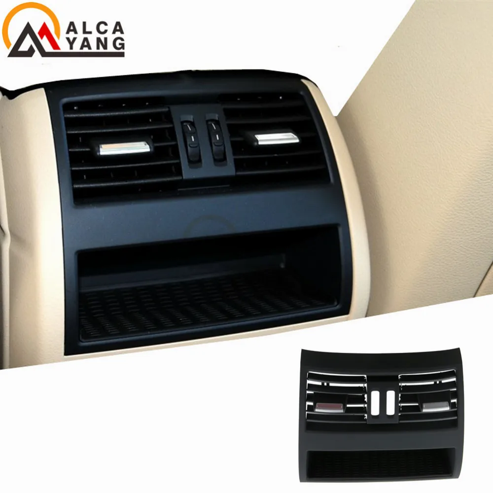 Best Malcayang New Black Rear AC Conditioning Air Vent Grill Center For BMW 5 Series F10 F11 2010 2016 64 22 9 172 167