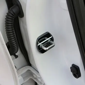 

Jameo Auto Stainless Steel Car Interior Door Lock Protection Cover Sticker for Nissan Versa Sunny Sylphy Murano Qashqai X-trail