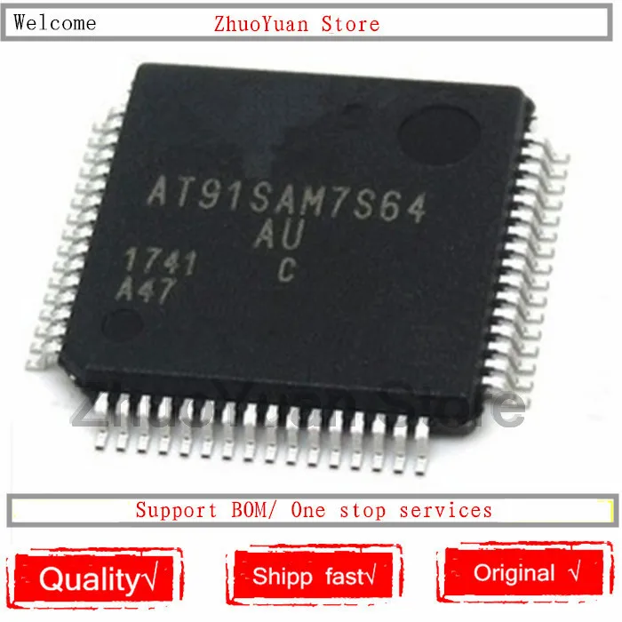 1 개/몫 AT91SAM7S64 AU AT91SAM7S64 AU TQFP64 IC 칩 새로운 원본 재고 있음|Voice ...