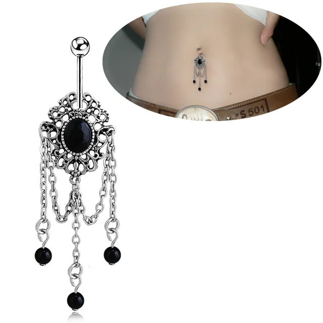 Belly Chain Belly Button Ring Body Jewelry Piercing Navel Ring with