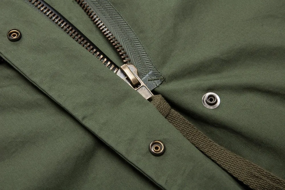 Корейский дизайн длинный стиль Искусственный бобер, кролик подкладка и настоящий воротник армейский зеленый пальто коричневая Меховая куртка для мужчин